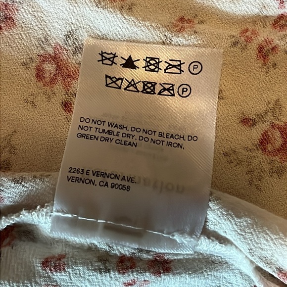 Reformation Bisque Floral Print Mini Dress- 12 - Picture 9 of 14